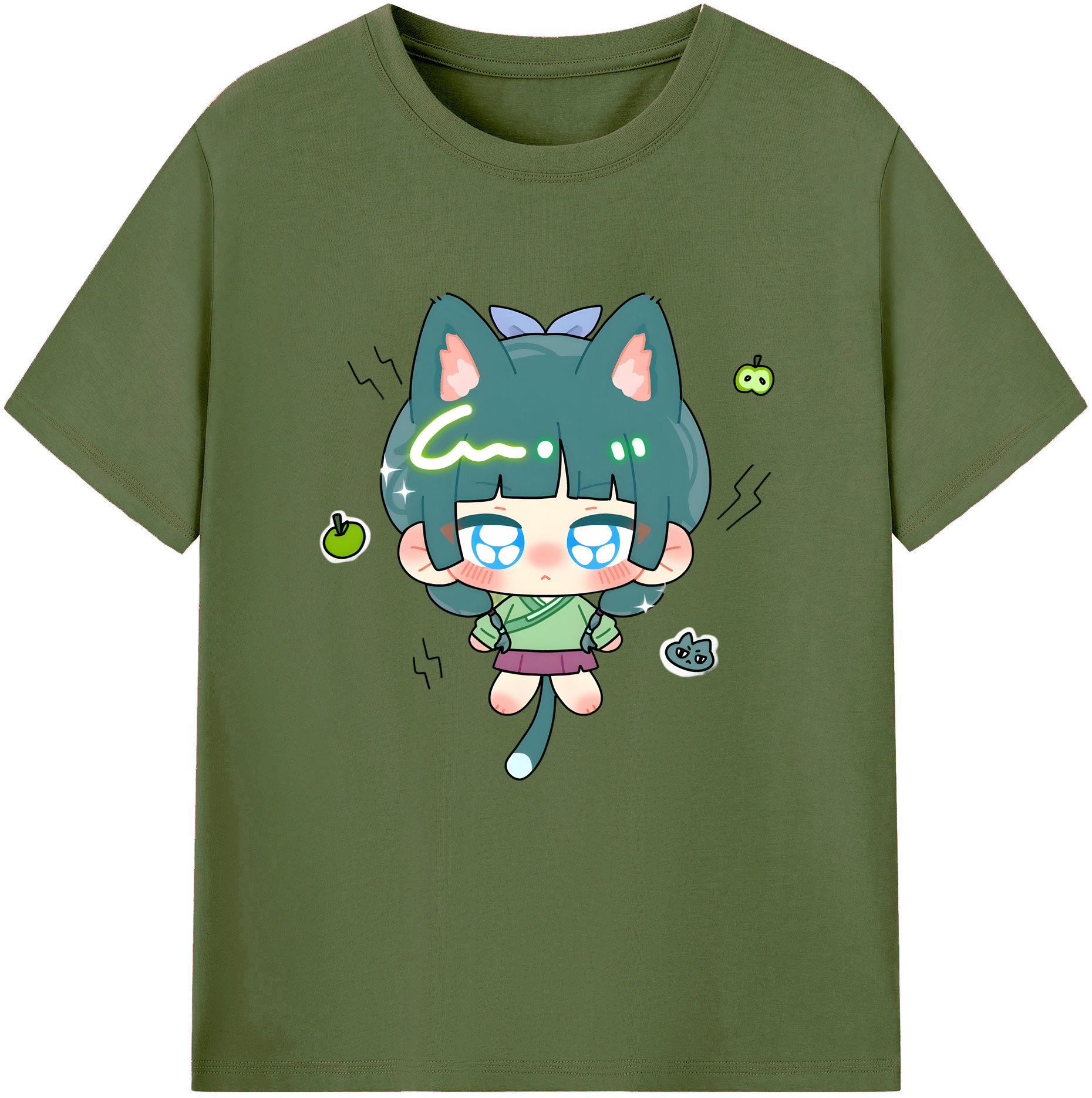 （画像用） 薬屋のひとりごと The Apothecary Diaries 綿100％半袖Tシャツ（フロントプリント）